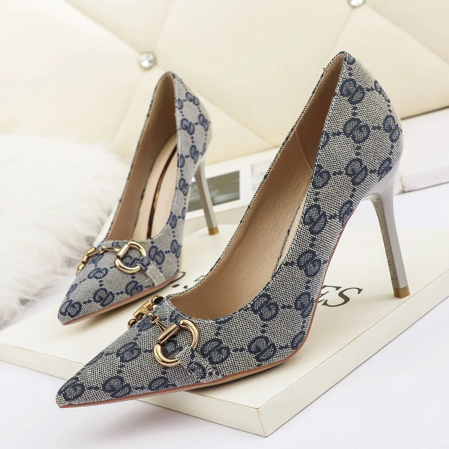 

2021 heels wholesale high quality heels shoes Stella Luna elegant high heels shoes for women