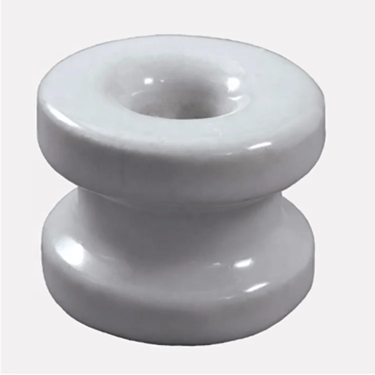 

Wholesale Electric Fencing Insulators Animal Farm Fence Porcelain Insulator Porcelain Bobbin Insulator INS098, White