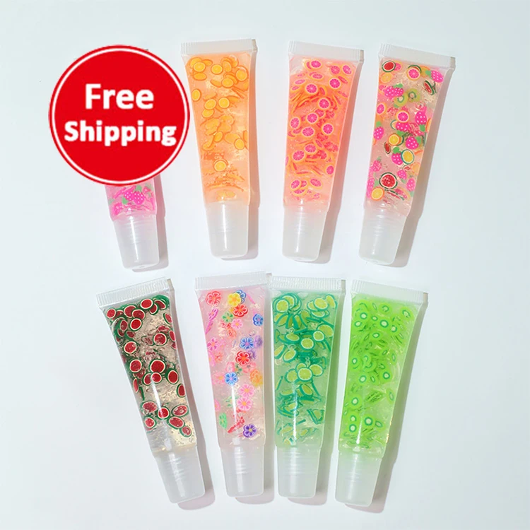 

Free shipping pre made non sticky liquid clear gel vegan lip gloss base vendor