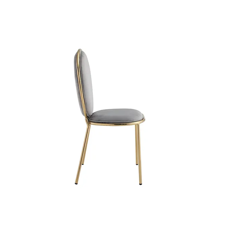 Durable Luxury New Round Back Rose Gold Chair