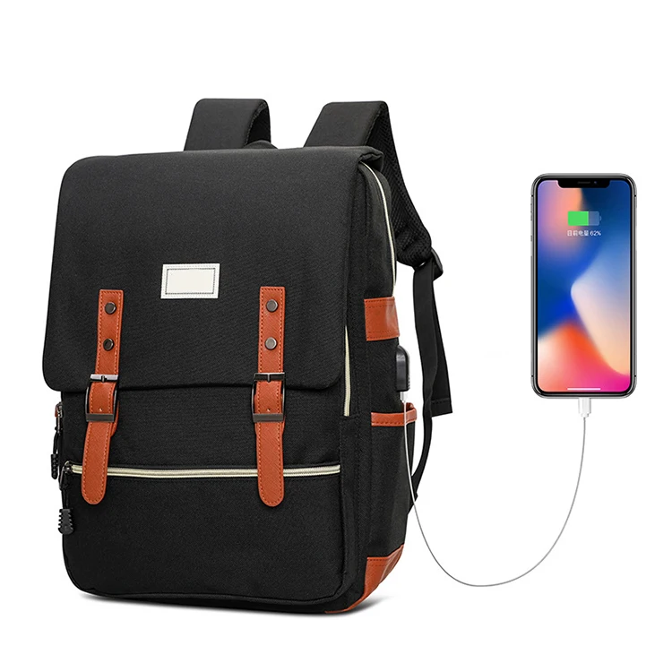 

New Arrival Outdoor Leisure Travel Waterproof Laptop Backpack with USB Port, Customized color