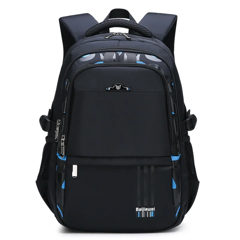 

Waterproof school bag for teenagers boys pupil durable Large capacity satchel kids backpack, 4 colors