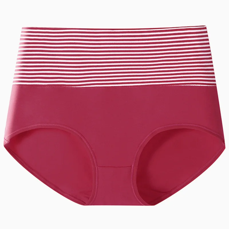 

Factory high waist pure cotton large size fat mm underwear women's belly pants postpartum cotton triangle ladies underwear, 8 color as pictures