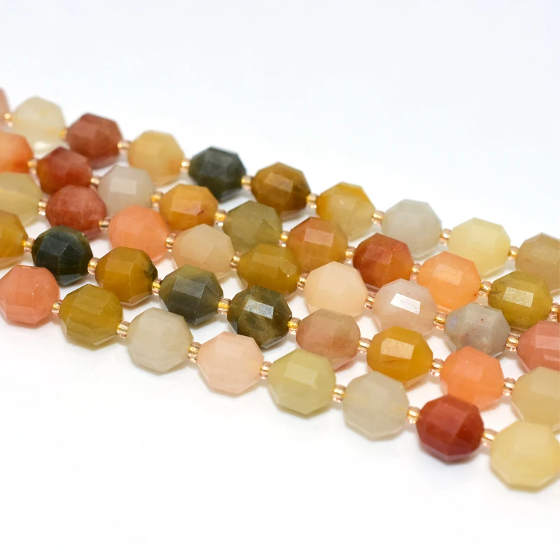 

Trade Insurance  Best Quality Bucket Shaped Rutilated Quartz Loose Beads, Multicolor