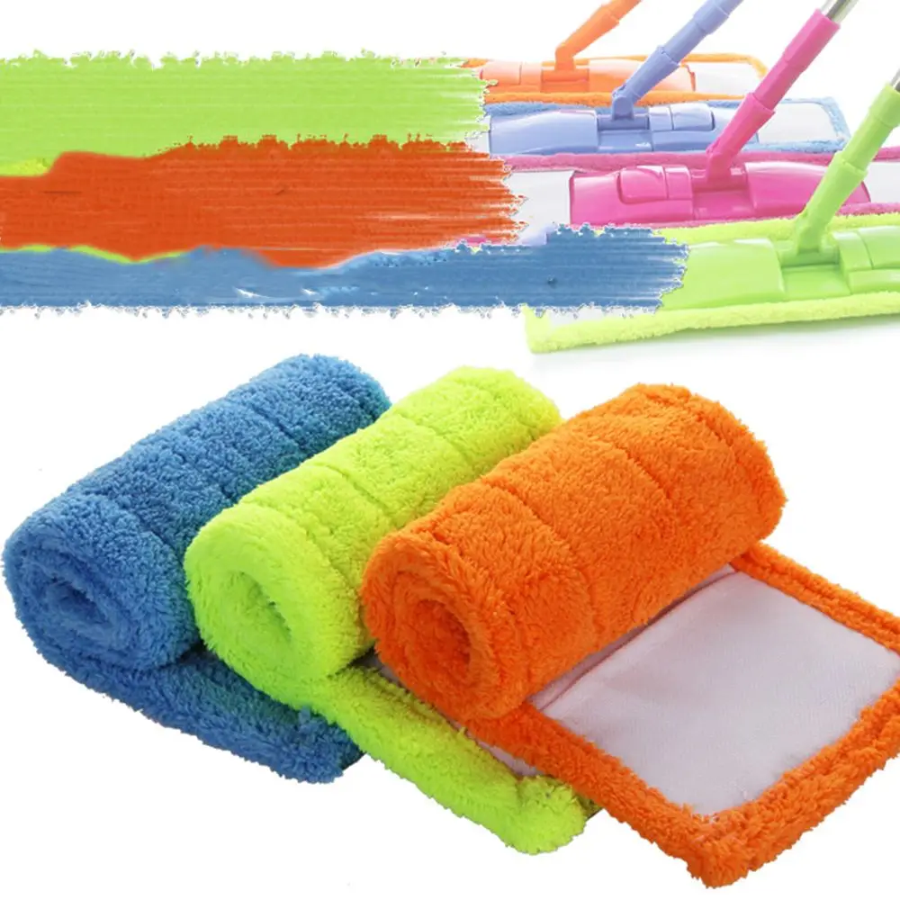 

Practical Household Dust Cleaning Reusable Microfiber Pad For Spray Mop, Grey