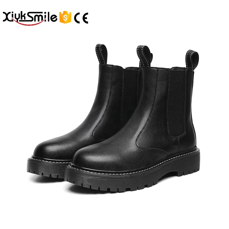 

Chelsea boots men's spring and summer cigarette boots high-top men's British style shoes boots man