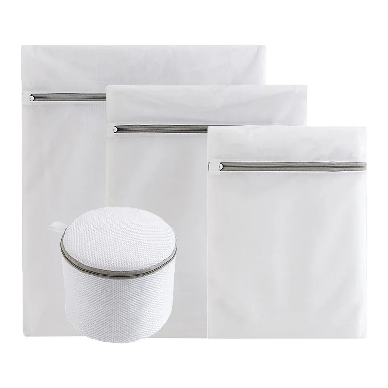 

Custom logo mesh reusable wash bags bra underwear bag laundry bag