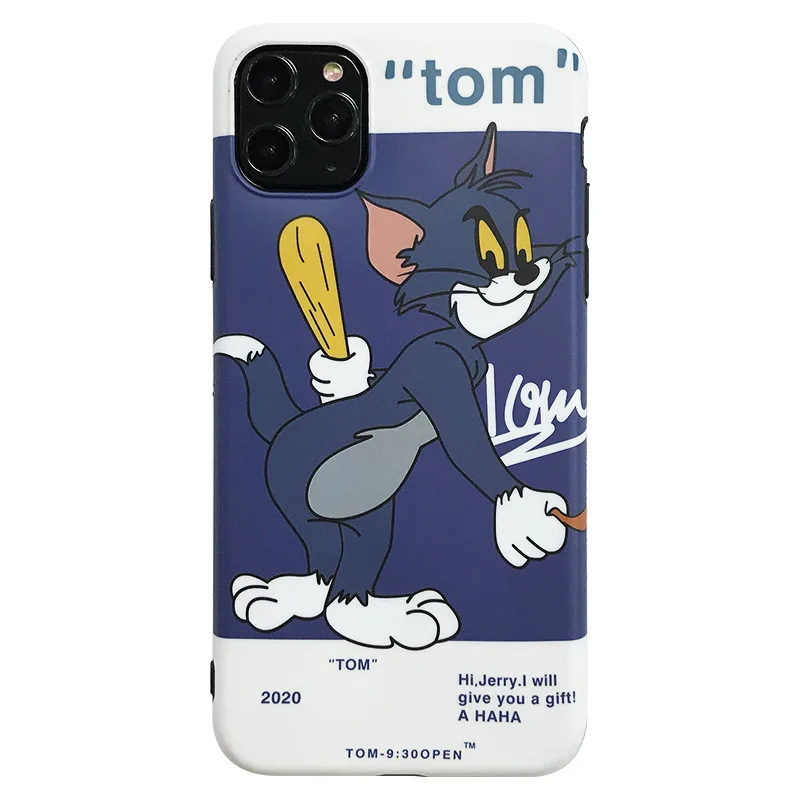 

Cute TPU Cartoon Cat Phone Case For Apple Iphone Cartoon Mouse Couple Phone Case