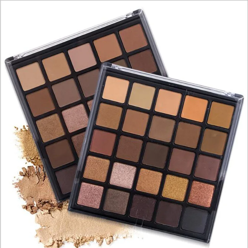 

25 Colors Eyeshadow Palette Private Label Makeup Waterproof High Pigment Vegan Custom Logo Pearl and Matte Eyeshadow Set