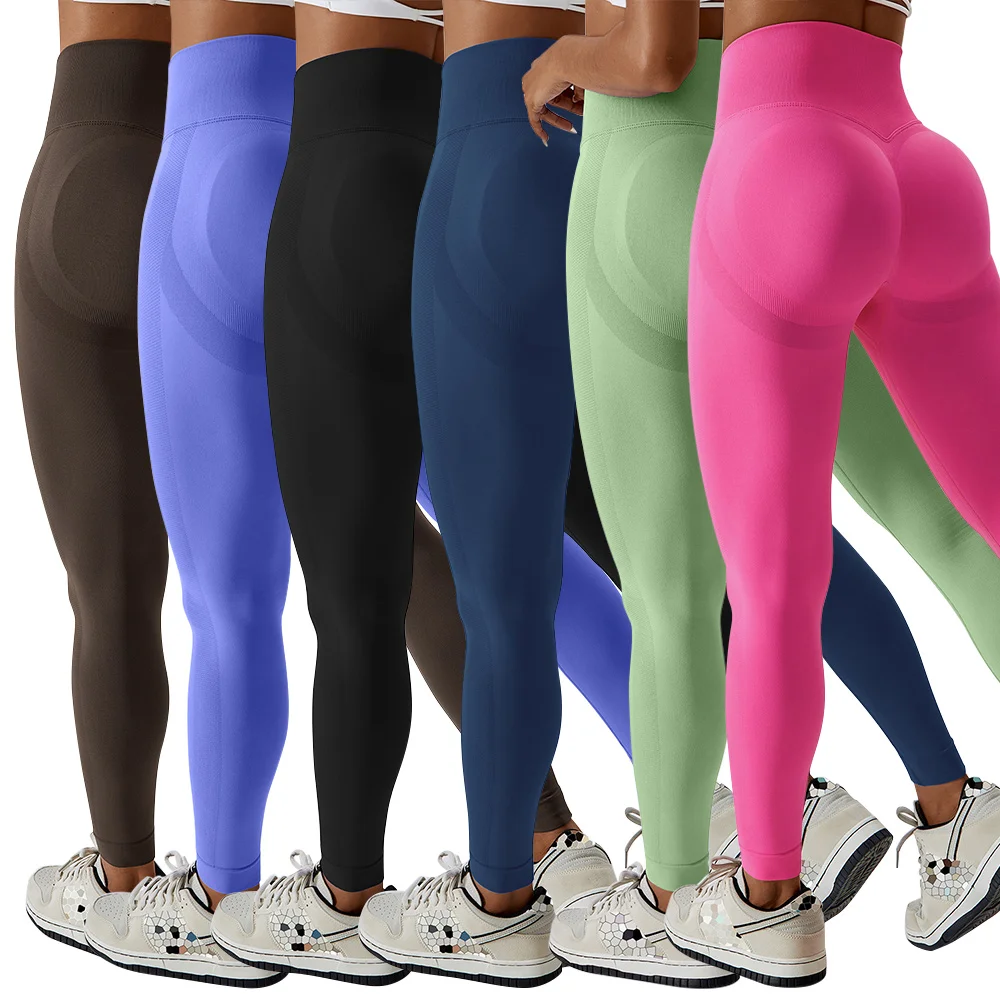 

Fitness Wear Women Custom Yoga Pants Breathable High Elastic Sportswear High Waisted Butt Lift Leggings Sexy Seamless Yoga Pants