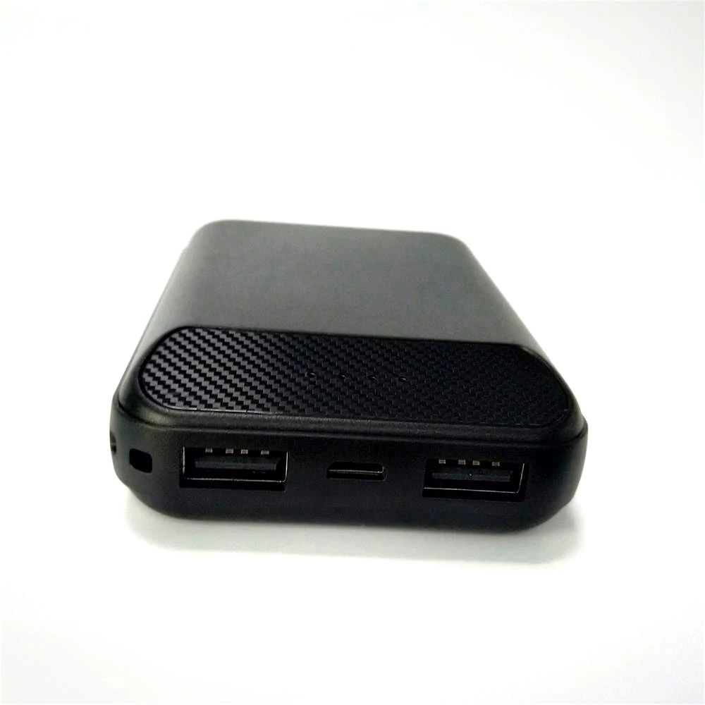 

Portable Pocket Powerbank 10000mAh External Battery Pack Small Keychain Power Bank for Mobile Phones, Black, white, pink, blue