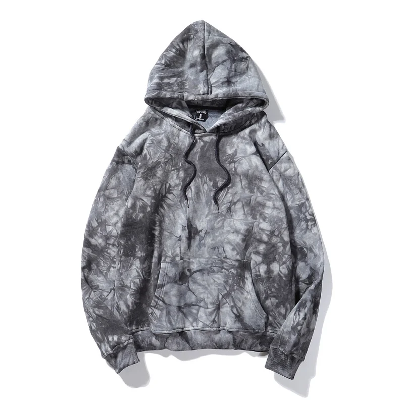 

OEM Wholesale New Fashion Custom Logo Long Sleeve Sportswear Mens Tie Dye Hoodie