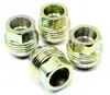 14x1.5mm OEM Factory Style 1.13 Inch Length 7/8 22mm Hex Dual Thread Open End Acorn Seat Replacement Zinc Lug Nuts