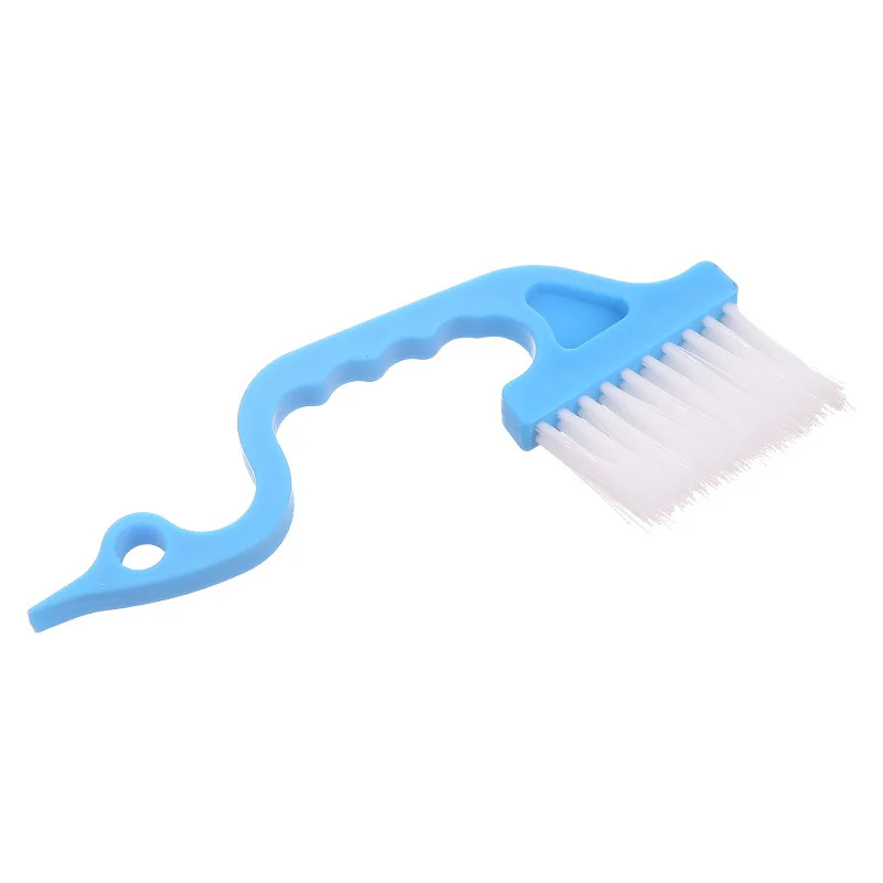 

Plastic Hand-held Groove Gap Cleaning Brush Door Window Track Kitchen Cleaning Brush, Green, red,blue,orange