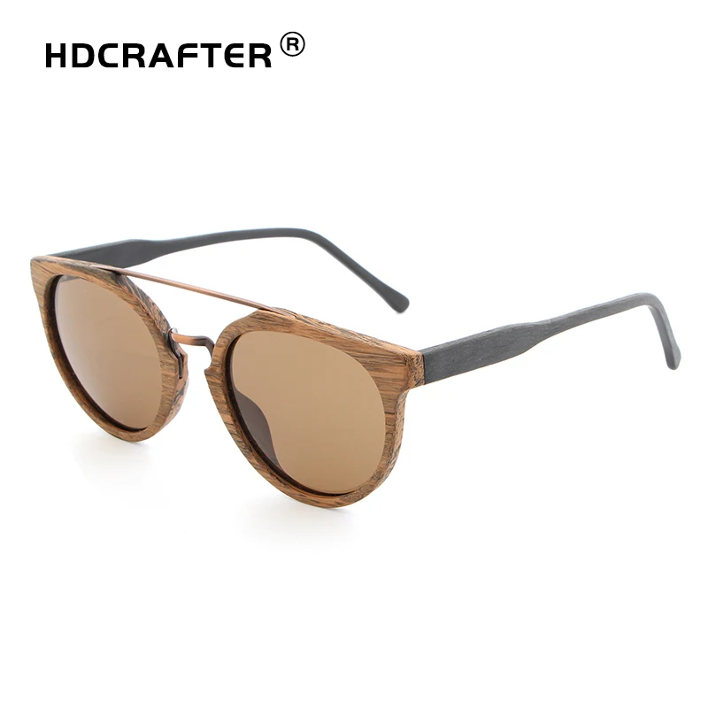 

HDCRAFTER2020 New Men and Women Glasses Wood Grain Glassescustom Acetate Polarized Wooden Sunglasses Fashion Sunglasses Unisex