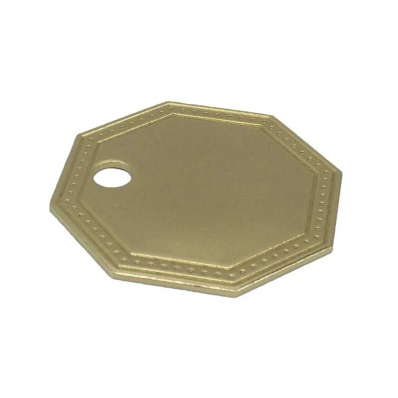 
Custom Made Brass, Copper / Metal Hang Tag With Brand Logo For Bag 