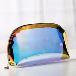 Holographic Cosmetic Bags For Women Laser PVC Girl