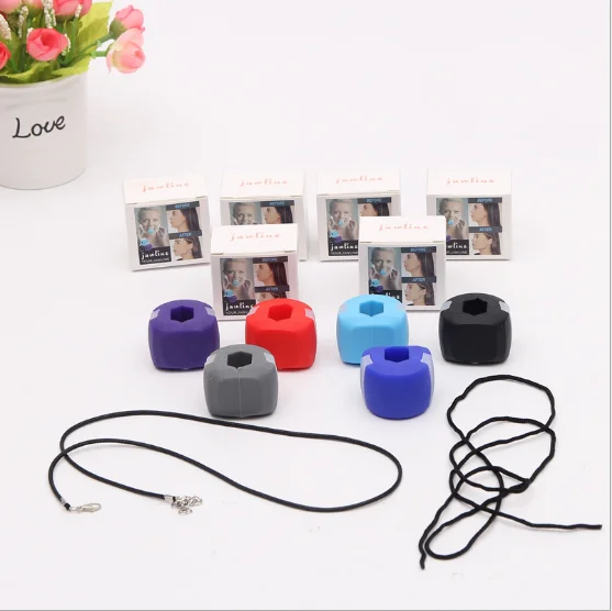 

2021 new design high quality Manufacturer Wholesale Custom facial jaw line exercise food grade silicone jaw exercise, Red ,blue ,purple,black