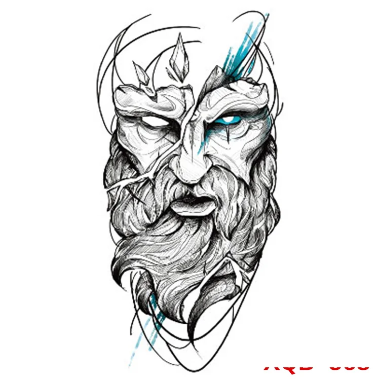 

Best Selling Popular new style Watercolor Breathable tattoo stickers temporary, Cmyk