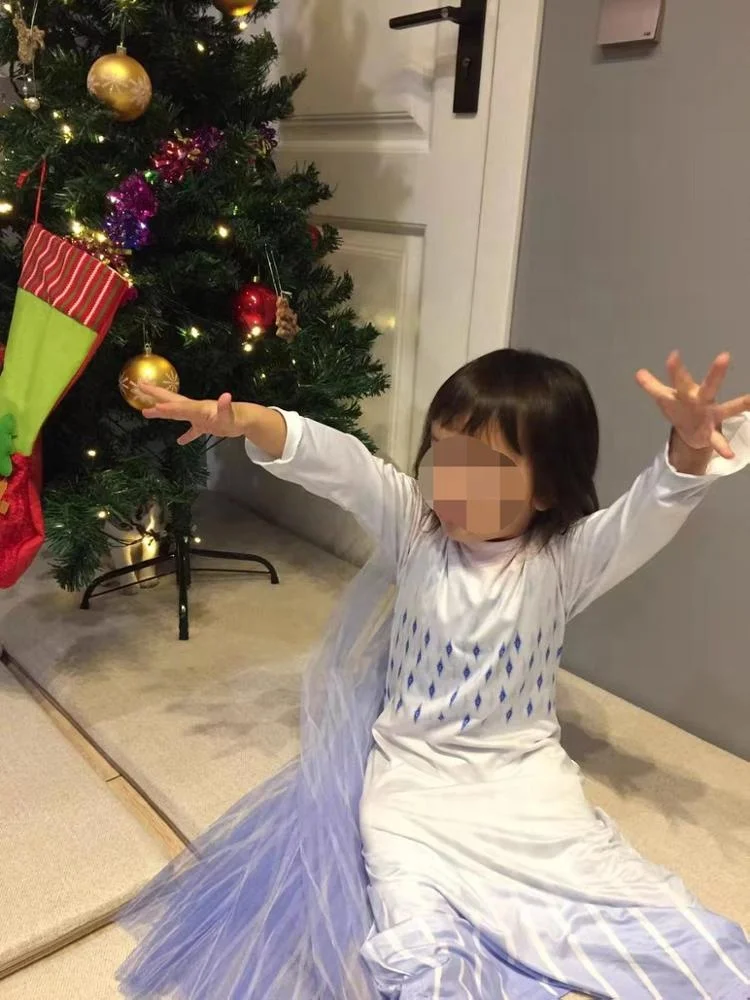 
Fashion Party Princess Elsa Dress Up Costume 