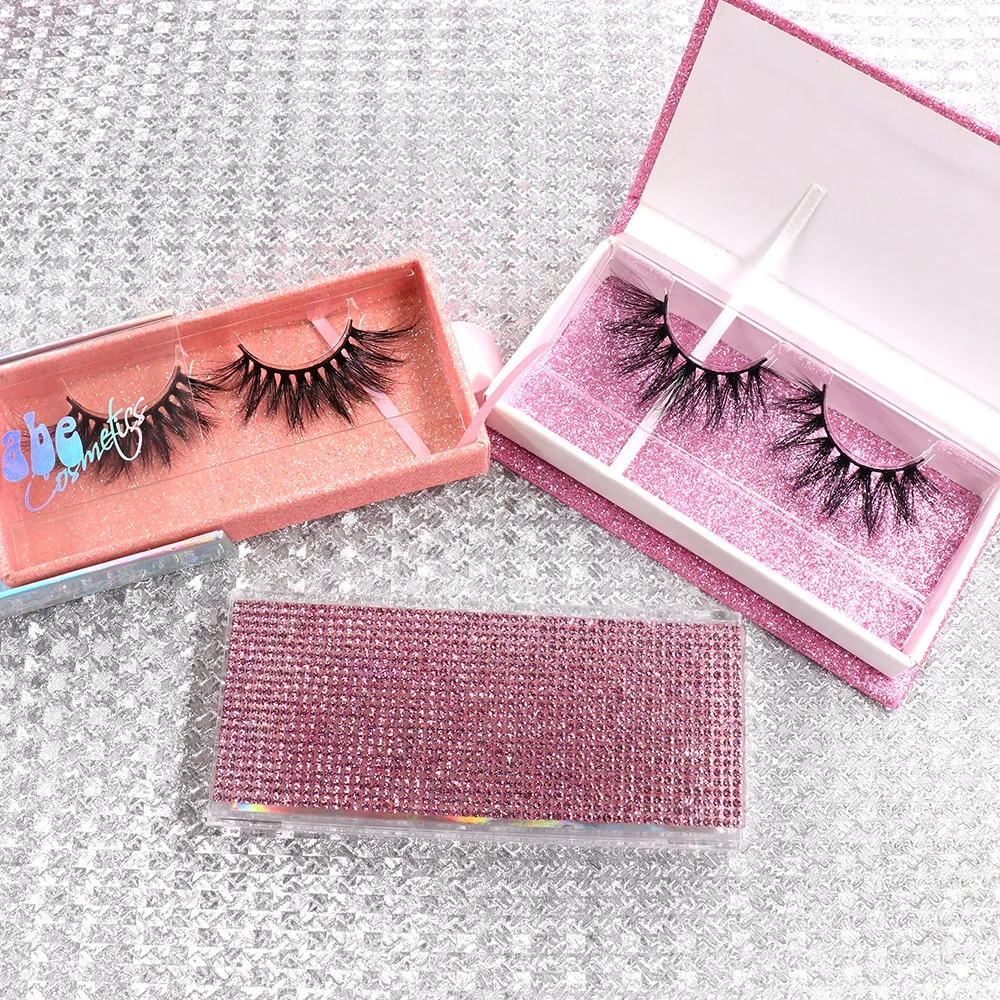 

2021 new arrivals free sample suitble for any length lashes customized private label 3d real mink eyelash packaging box