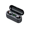 XF9 MiniBluetooth Earphone 8D Stereo Wireless Headphones Sport Wireless Earphones LED 2000 mAh Charging Bin Phone Holder