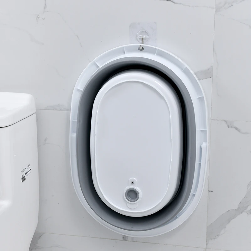 

The most fashionable and good look collapsible mop bucket with handle, Grey