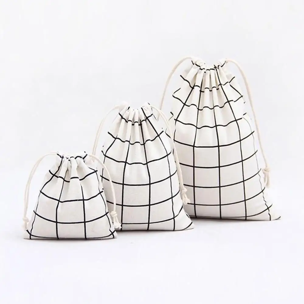 

Custom Drawstring Organic Cotton Canvas Bag, Natural color