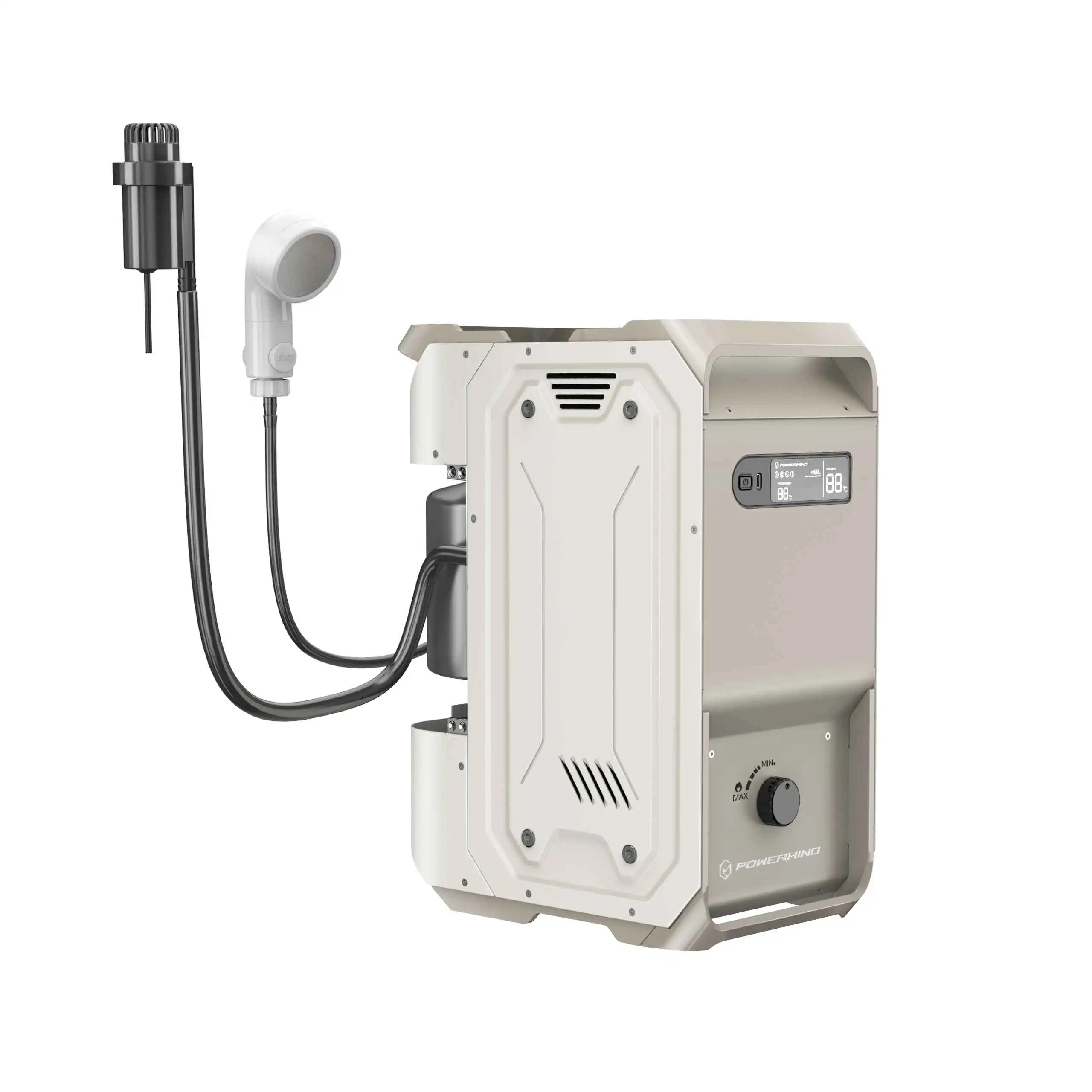 Outdoor Portable Propane Water Heater & Shower Pump Compact Outdoor Cleaning & Showering System Camping Accessories