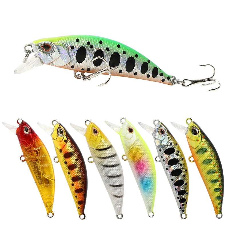 

Top Right 5g 50mm 9045a Sinking Minnow Lure Wholesale High Simulation Hard Bait Fishing Lure Minnow Little Jerkbait, 15 colors