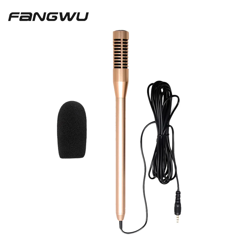 

Wholesale Interview Mic For Mobile, Black & gold