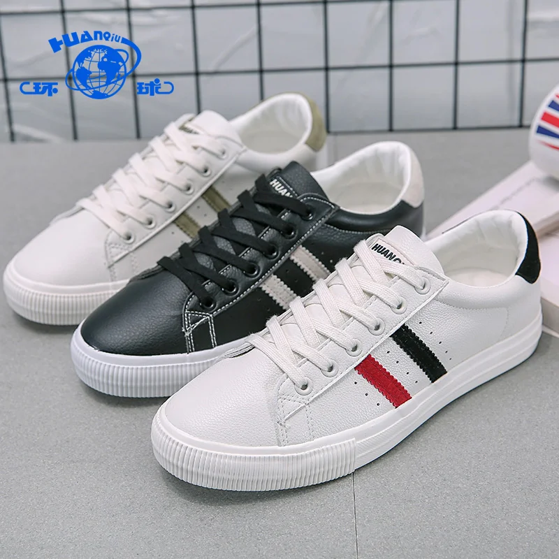 

S8112 HUANQIU Custom New Styles Rubber Autumn Lace Up Foot Sneakers Casual Shoes For Men