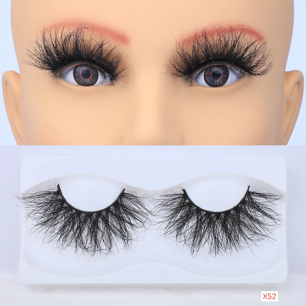 

best sellers eye lash case packaging vendor 3d wholesale real mink lashes natural 25mm 3d mink eyelashes, Black