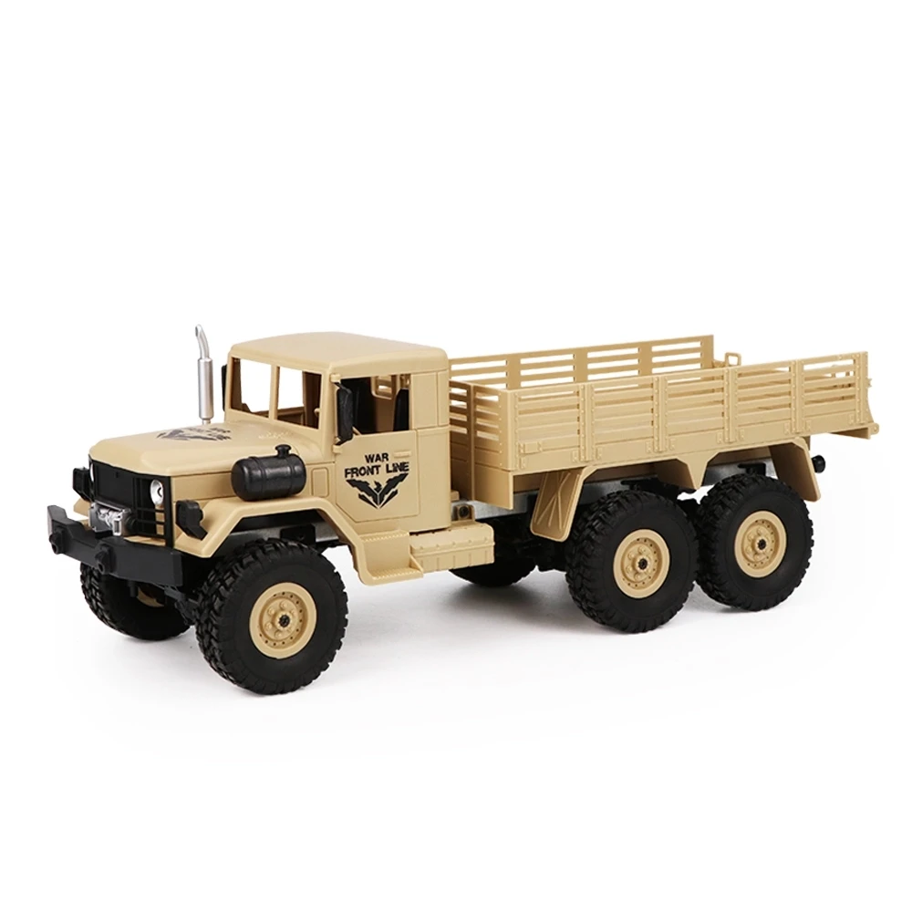 JJRC Q63 2.4Gz 1/16 RC Car 6WD RC Off-Road Military Truck Crawler RC Car Brush Motor Remote Control Toys Cars