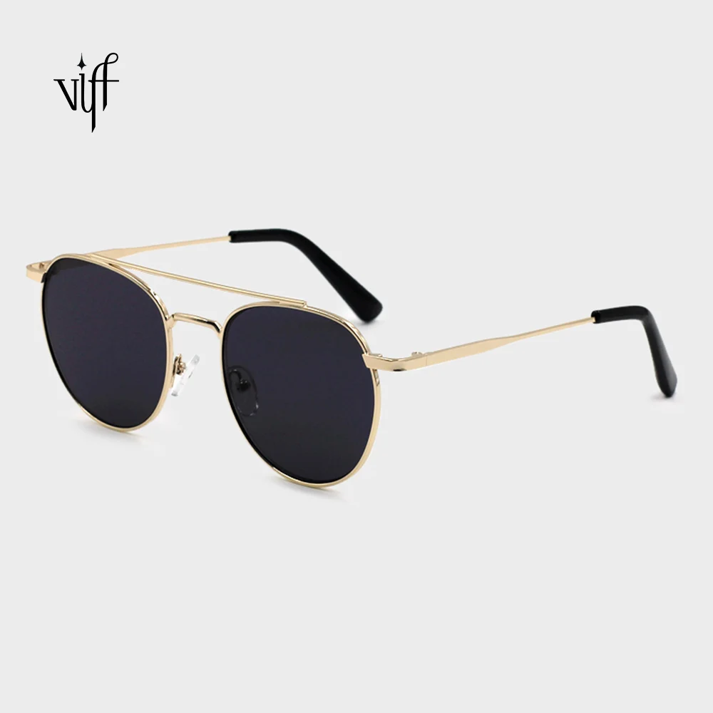 

VIFF HM17433 Vintage Aviation Shades Custom Quality Standard Unisex Style UV400 CE Fashion Pilot Men Sunglasses