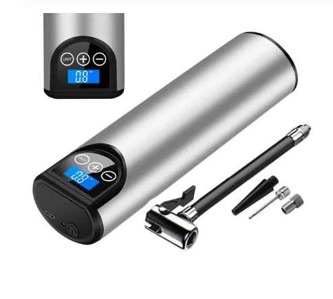 

Rechargeable Smart Automatic Portable Digital Display Bike Pump Set for Bicycle Tire, Customized color