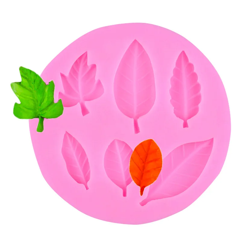 

Leaf Grass Plant Shape Silicone Mold Chocolate Fondant Mold Baking Pastry Cake Tools Baking Pan Making Crafts Mold Accessories