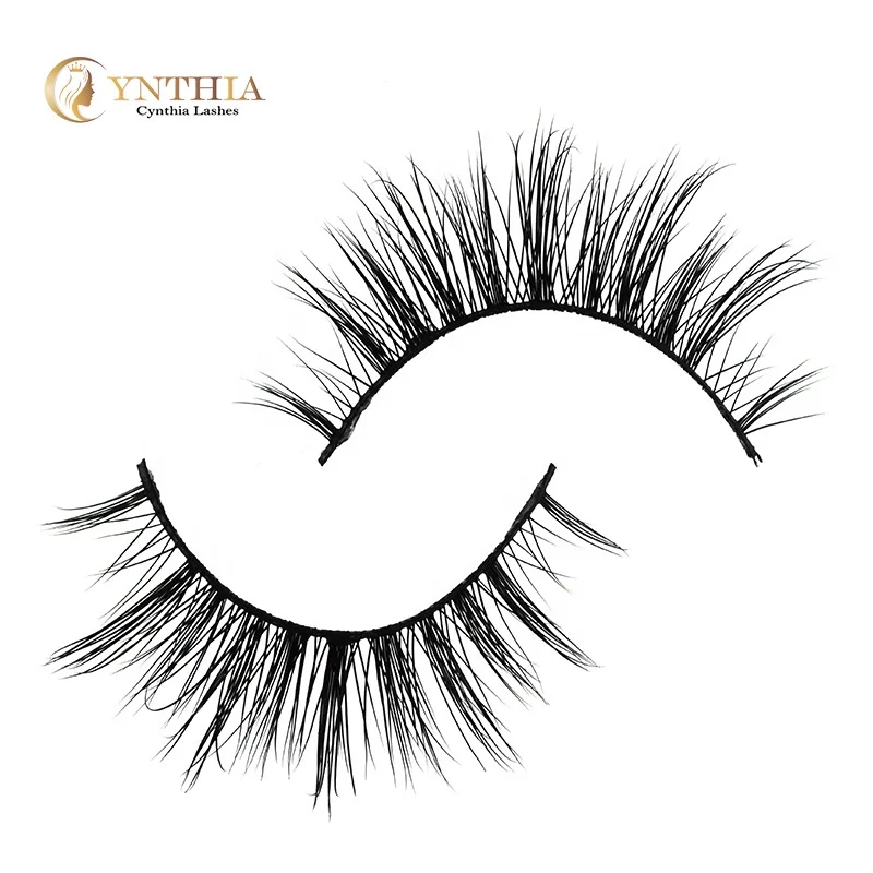 

OEM 3D cat eye Volume Vegan Silk Lashes 3d 18mm Mink Eyelash Vendors luxury wear eyelashes wispy