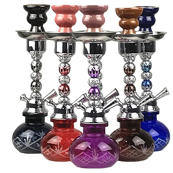 

Nargile Factory Small Cheap Price Wholesale One Hose Sheesha Shisha Hookah, Color mix