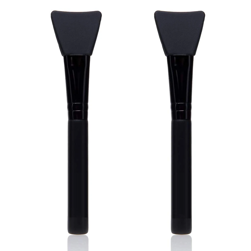 

Cheap Price Black Cosmetic Applicator Custom Logo Silicone Clay Tool Face Mask Brush