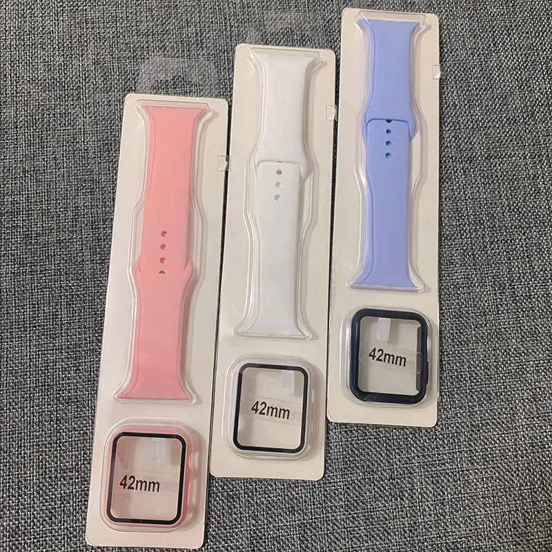 

The Hot Selling Watch Band Silicone Watch Strap With The Case Band For Apple Watch Band And Case Silicon