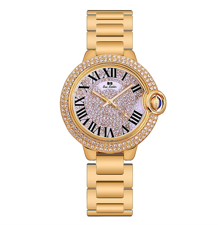 

New Design Ladies Diamond Quartz Watches Bracelets set Luxury Gifts Set For Women watch