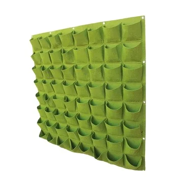 

vertical garden planter plant felt bag nonwoven felt bag 9 pockets, Green,black etc
