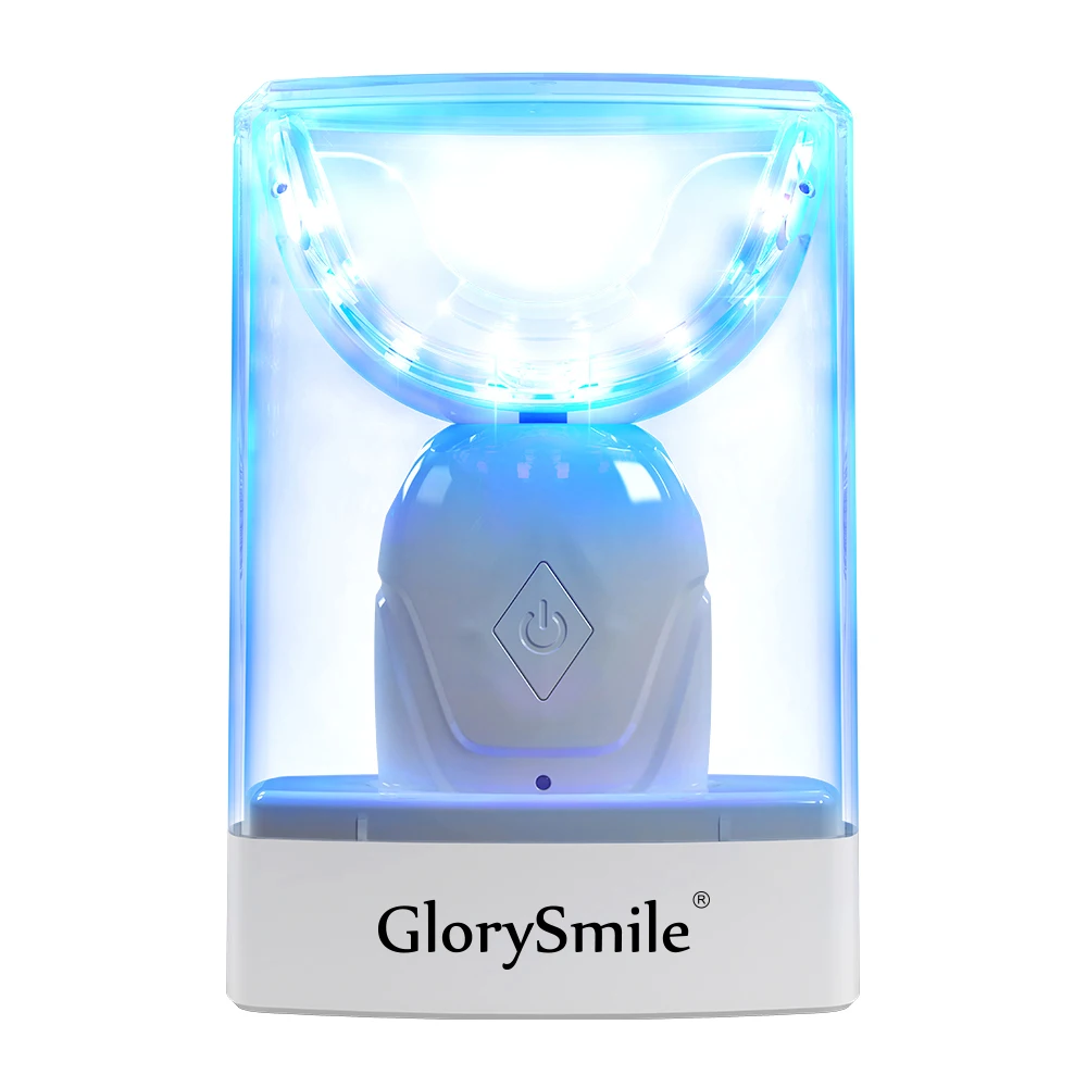 

New Design Customize 16mins timer 3 modes Wireless charging 2021 Teeth Whitening bleaching light Kit with Private Logo