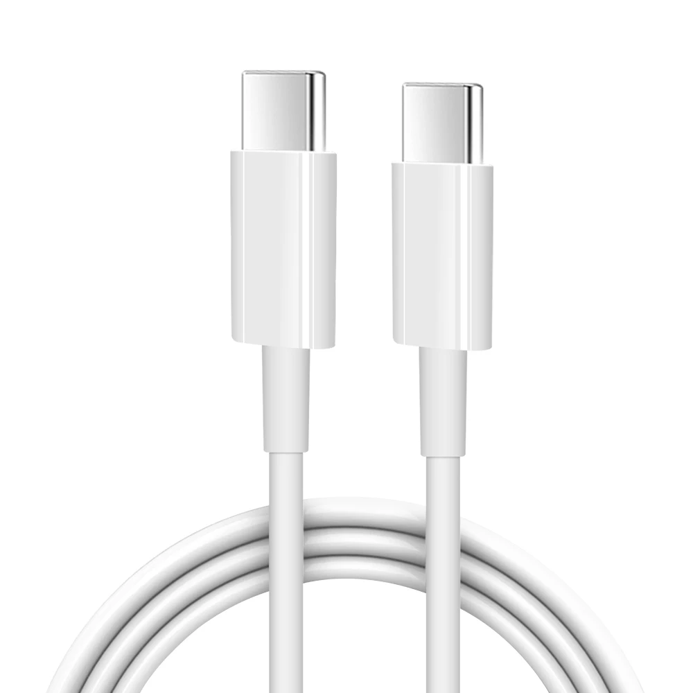 

18W PD Fast Charging 3FT Type C Data Mobile Phone Charger Cable Cable USB Data Charging Cable USB C Support OEM, White