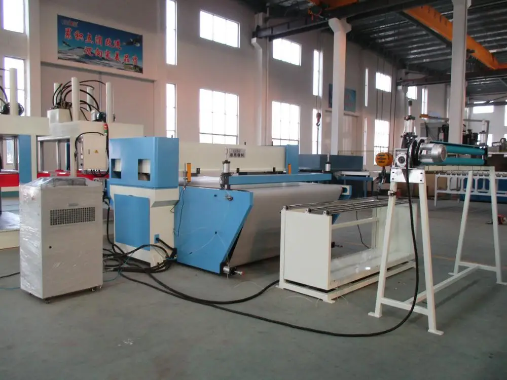
200T Auto-feeding&continuous cutting by conveyer belt precision four-column hydraulic plane cutting machine 
