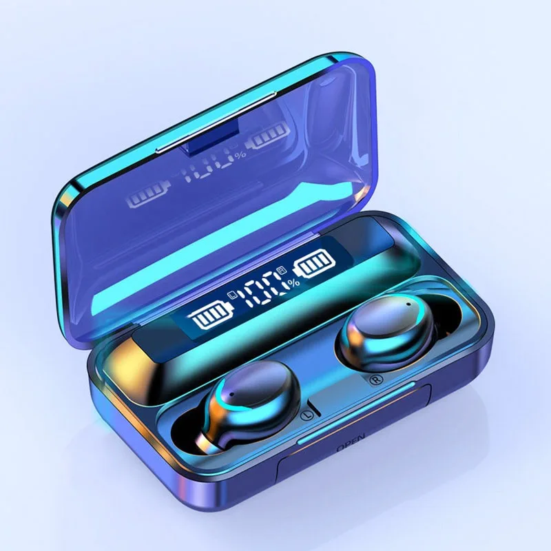 

Factory Price F9-5 TWS Earbuds With LED Battery Display Power Bank Function F9 5C F9-5U Wireless Earphones For Iphone