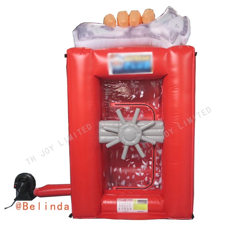 

Free Sea Shipping! 2x2x2.8mh Inflatable Cash Cube Inflatable Money Grab Inflatable Money Catching, Customized color