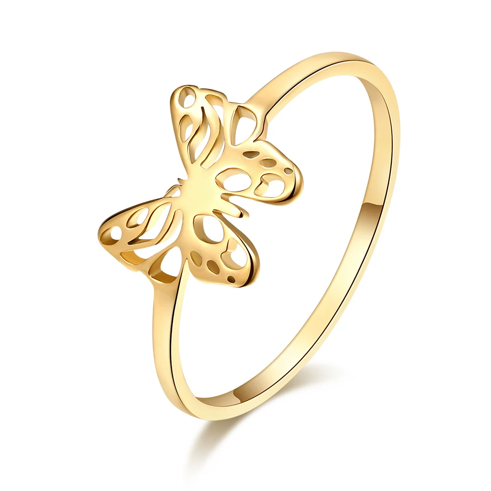

Rings Diamond 4mm Plain 904l American Flag Butterfly 316l Stainless Steel Viking Ring, Steel, gold, rose gold and black