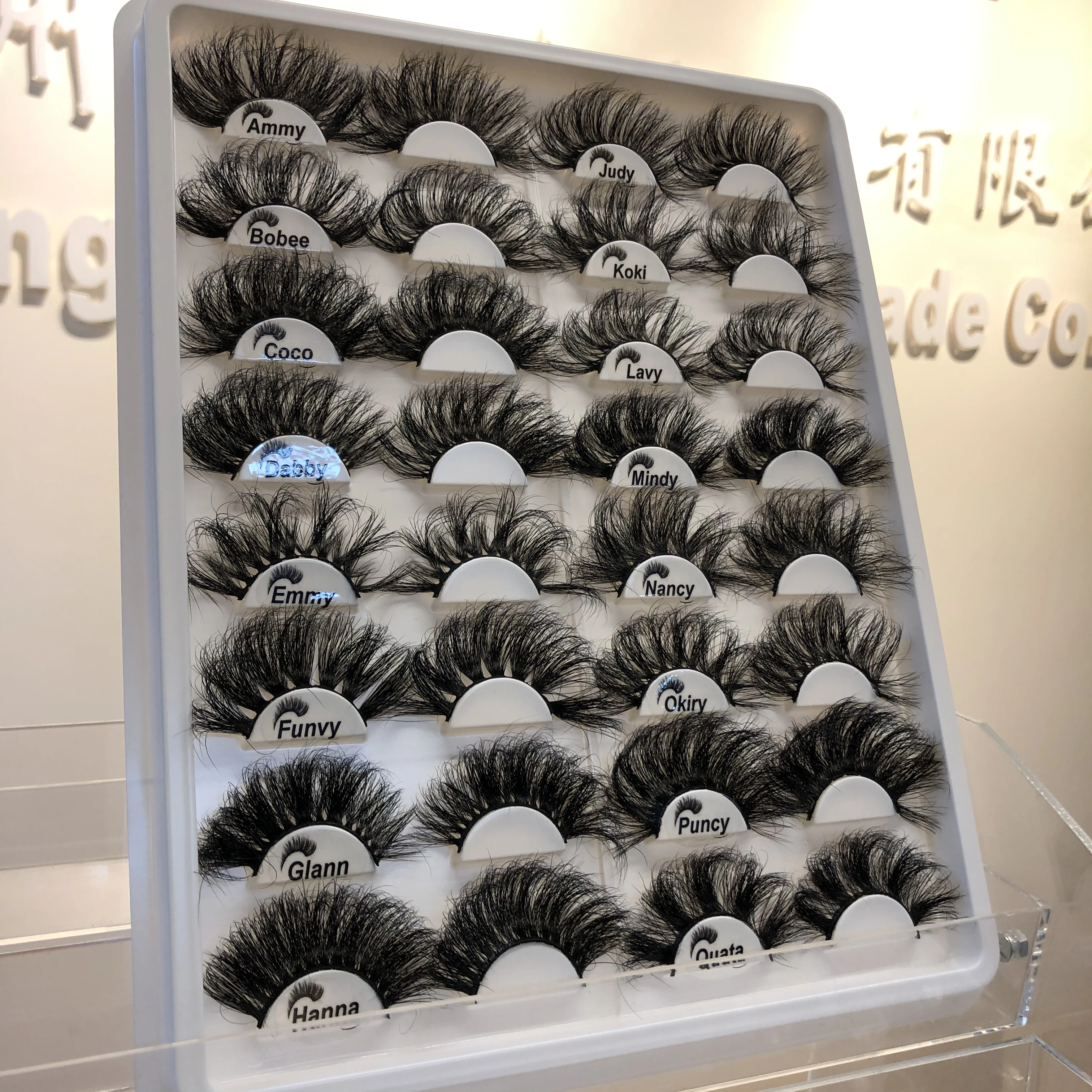 

Baopu Custom lash package boxes wholesale premium mink eyelashes, wholesale mink fur lashes private label 3D mink eyelashes